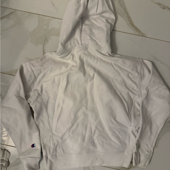 Champion Reverse Weave White Sweatshirt - Picture 4 of 5